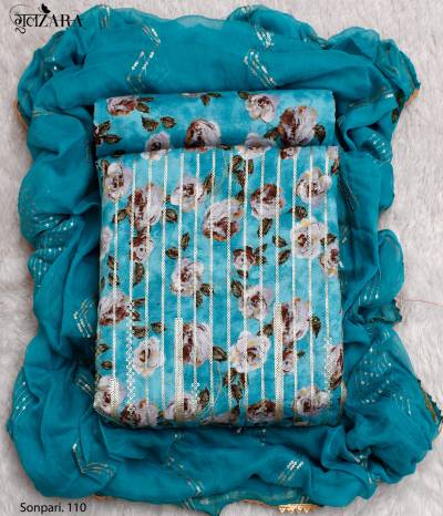 Sonpari Vol 2 By Gulzara Designer Floral Print Salwar Kameez Collection